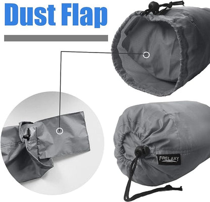 Frelaxy Stuff Sack Set 5-Pack (3L&5L&9L&15L&20L), Ultralight Ditty Bags with Dust Flap for Traveling Hiking Backpacking