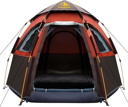Camping Tent with Instant Setup, 2/3 Person Weatherproof Tent Easy Quick Set Up in 60 Seconds with Rainfly Backpack Tent for Family Camping & Hiking, Upgraded Ventilation,Center Height 66-inch