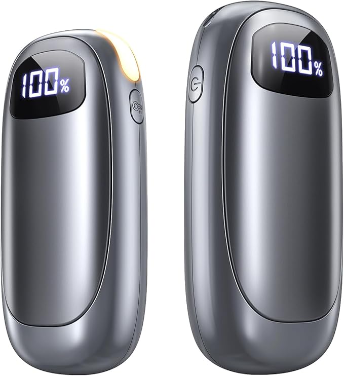 Hand Warmers Rechargeable - 2 Pack Electric Hand Warmers 14000mAh, 16 Hrs Warmth Dual-Sided Heating Max 131℉, Reusable Hand Warmers Pocket Heater for Raynauds, Hunting, Golf, Camping