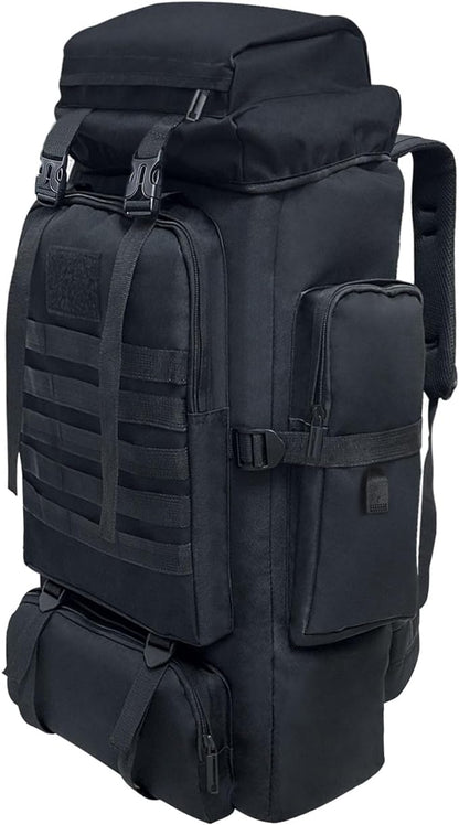 80L 100 Liters Camping Hiking Military Tactical Backpack,Water Resistant Large Travel Daypacks Outdoor MOLLE Rucksack