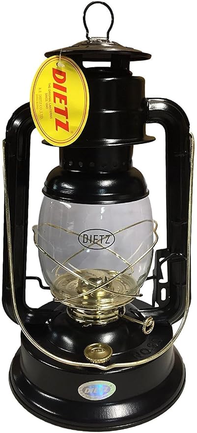Dietz #90 D-Lite Oil Burning Lantern Black and Gold