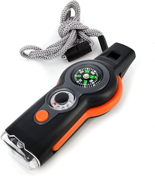 Emergency Whistle with Lanyard Safety Whistle Camping Hike Rescue Signal Survival Whistle