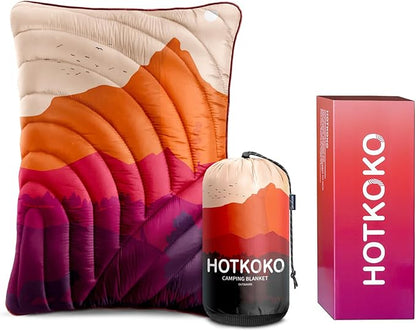 Camping Pillow,Supportive Compressible Travel Pillow Large Size Lightweight Camp Pillow with Storage Bag for Camping,Hiking,Backpacking,Airplane