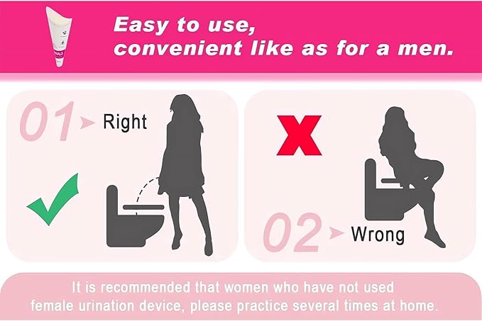 JIURUN 50PCS Female Urination Device Pee Funnel for Women Portable Disposable Female Urinal Funnel to Standing Pee for Pregnant, Wounded, Travel, Camping, Outdoor Activities