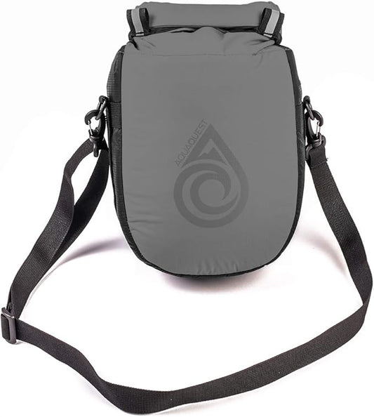 Aqua Quest Ice Cave Insulated Dry Bag - 5L & 12L Cooler Drybag - Waterproof, Lightweight, Compact - Grey, Blue, Black