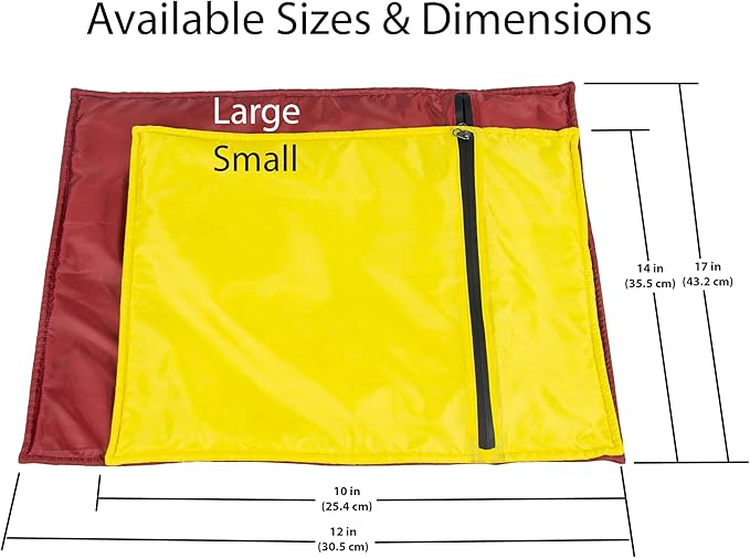 Stuffable Camping Pillow Sack (Small, Yellow) - 10 x 14 - Camping Essentials for Hiking, Backpacking and Travel Essentials - Sold Unstuffed Bring Your Own Stuffing