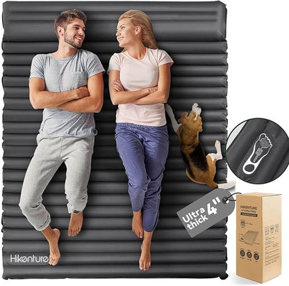 Hikenture Double Sleeping Pad for Camping 2 Person (Grey)