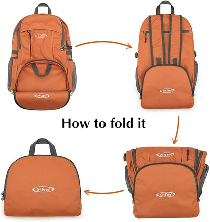 G4Free 40L Lightweight Packable Hiking Backpack, Waterproof Travel Daypack