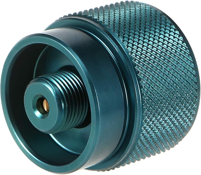 Lixada Camping Stove Adapter 1L Outdoor Propane Small Tank Input EN417 Lindal Valve Output