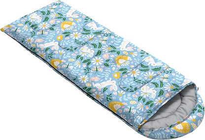 AILONEN Boys Sports Camping Sleeping Bags,Lightweight & Waterproof,3 Season Warm & Cool Weather,Black Player Basketball Sleeping Bags for Kids Adults,Travelling,Outdoors