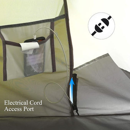 6 Person Easy Pop Up Tent,12.5’ x 8.5‘ x53.5,Automatic Setup,Waterproof, Double Layer,Instant Family Tents for Camping,Hiking & Traveling