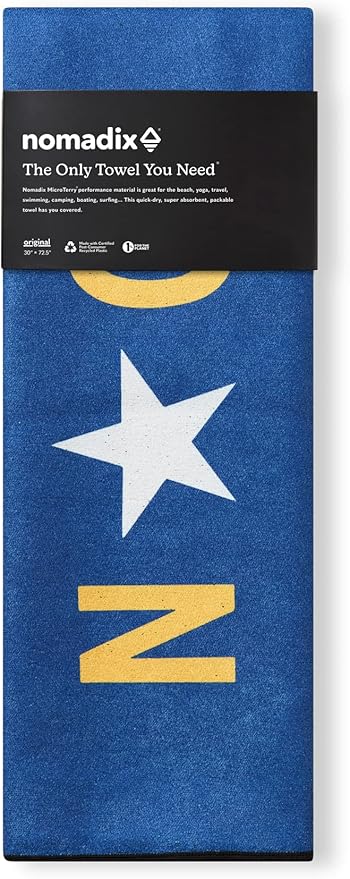 Nomadix Original Towel - Perfect for Beach, Pool, Travel, Camping, Yoga - Made with Recycled Materials - Super Absorbent - Sand Resistant - 72.5x30