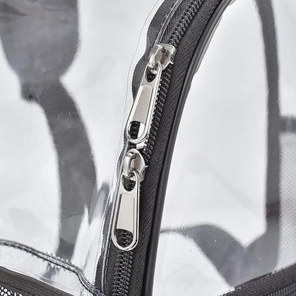 USPECLARE Clear Backpack for Stadium Approved 12×6×12, Water proof Clear Bag for Stadium Events and Concert Work Sport Event