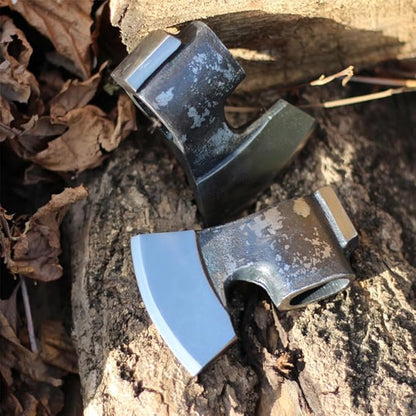 Forged Axe Head High Carbon Steel Bushcraft Axe Hatchet Head Camping Wood Chopping