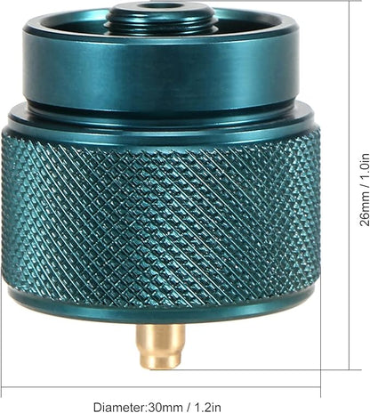 Lixada Camping Stove Adapter 1L Outdoor Propane Small Tank Input EN417 Lindal Valve Output