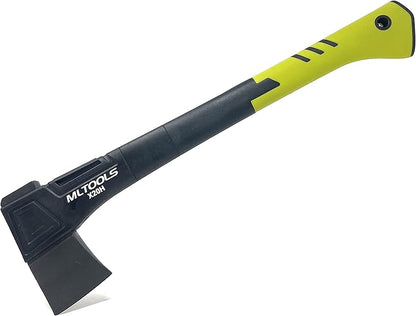 Gardening Hatchet X20H - Camping Hatchet, Fiberglass Ergonomic Handle, High Carbon Steel Head - Torque, Weatherproof Survival Axes and Hatchets - Non-Slip Grip - Protection Guard & Lock - 20"