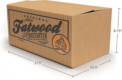 Fatwood Firestarter Kindling Sticks, 25 lbs