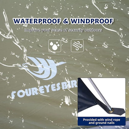 7.2 × 4 × 4 Feet Single Backpack Tent, Waterproof Camping and Hiking Tent can be Used by One Person, Light and Durable
