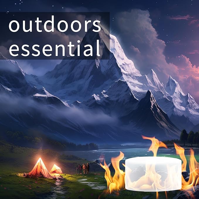 Solid Fuel Tablets Fire Starters for Fireplace, for Indoor and Outdoor use, for Campfires, BBQ, Fire Starters for Grill and Wood Stove - Firelighters
