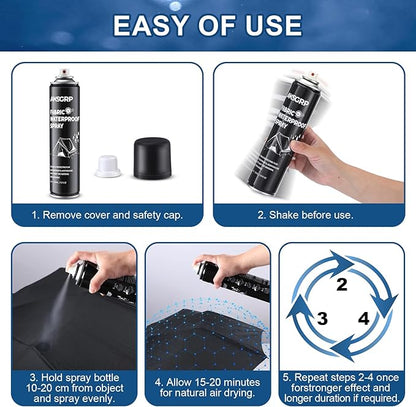 2 Pcs Waterproofing Spray for Tents Outdoor, Outdoor Water Shield 10.15 OZ Spray, Ideal Fabric Waterproofing Spray Offering Tent Camp Spray Protection, Camp Water Repellent