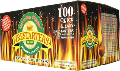 N100SEB Super Economy Box Fire Starter , Tan Brown, 100 Count (Pack of 1)