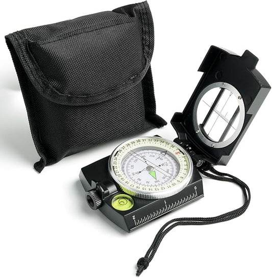 Sportneer Compass Hiking Survival Military Grade Waterproof Boy Scout Compass for Kids Gift Backpacking Camping Hiking Navigation
