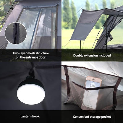 Instant Tents for Camping, 2-3 Person Pop Up Camping Tent, 60s Easy Setup Waterproof Dome Tent for Camping Beach Outdoor Travel
