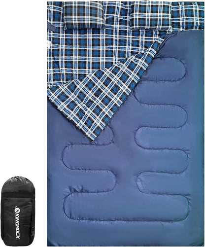 KINGROCK Sleeping Bags for Adults Backpacking Lightweight Waterproof- Cold Weather Sleeping Bag