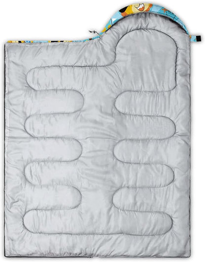 Kids Sleeping Bag for Boys and Girls,Monster Alien Print-Lightweight Warm Portable Outdoor Indoor-Waterproof Cold Weather Resistant Sleeping Bag for Camping Hiking