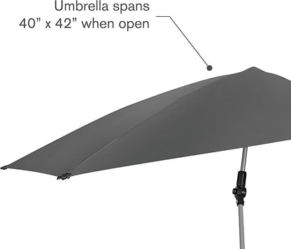 Sport-Brella Versa-Brella SPF 50+ Adjustable Umbrella with Universal Clamp