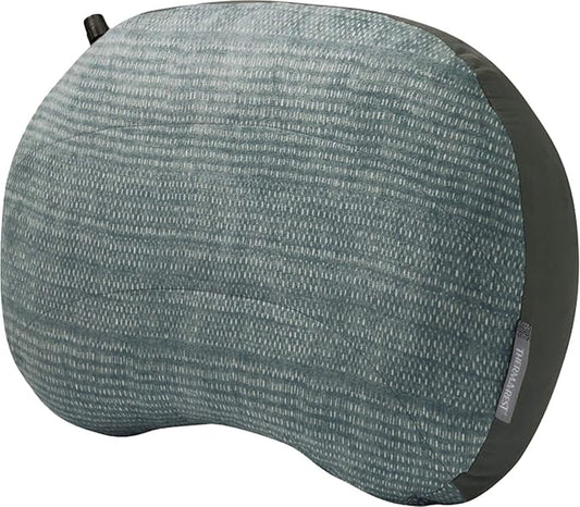 Therm-a-Rest Air Head Inflatable Travel Pillow, Large (Pack of 1), Blue Woven