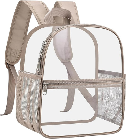USPECLARE Clear Backpack for Stadium Approved 12×6×12, Water proof Clear Bag for Stadium Events and Concert Work Sport Event