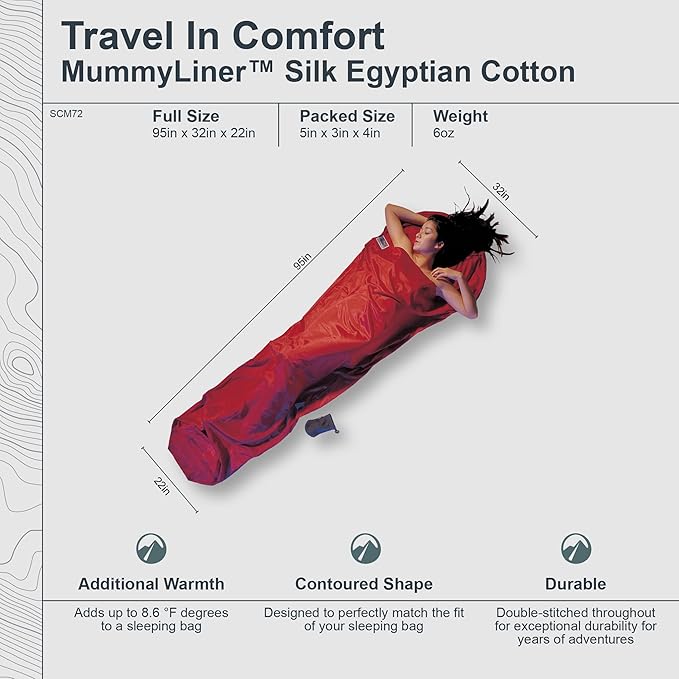 COCOON - Premium - MummyLiner Silk Egyptian Cotton