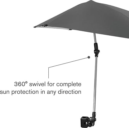 Sport-Brella Versa-Brella SPF 50+ Adjustable Umbrella with Universal Clamp