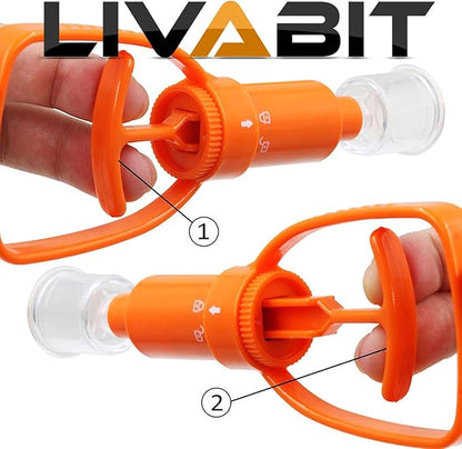 Snake Bite Kit, Bee Sting Kit, Emergency First Aid Venom Extractor Suction Pump for Camping, Hiking and Backpacking