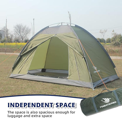 7.2 × 4 × 4 Feet Single Backpack Tent, Waterproof Camping and Hiking Tent can be Used by One Person, Light and Durable