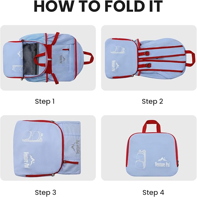 Venture Pal 35L Ultralight Lightweight Packable Foldable Travel Camping Hiking Outdoor Sports Backpack Daypack