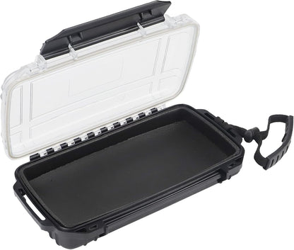 Hlotmeky Waterproof Dry Box for Kayaking, Boat, Phone - Small Container, Watertight Storage Case for Diving (Black)