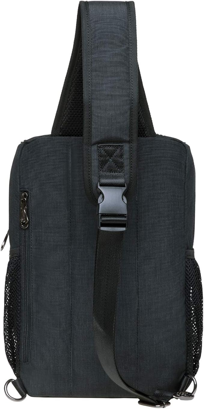 KAUKKO Canvas Messenger Bag Cross Body Shoulder Sling Backpack Travel Hiking Chest Bag