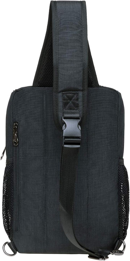 KAUKKO Canvas Messenger Bag Cross Body Shoulder Sling Backpack Travel Hiking Chest Bag