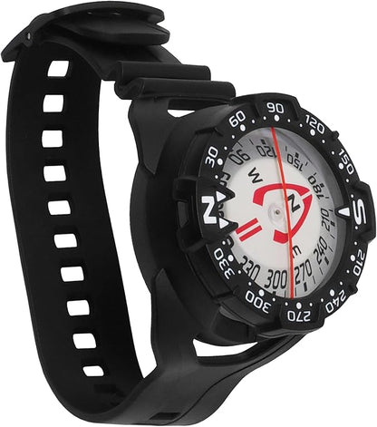 Wrist Compass - Glow in The Dark, Waterproof Dive Compass - Scuba Compass, Diving Compass, Kayak Compass, Scuba Diving Accessories