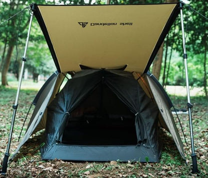 Hot Tent with Stove Jack – 4 Season Waterproof & Windproof Shelter for 1–4 People, Lightweight for Camping, Hiking, Hunting & Fishing