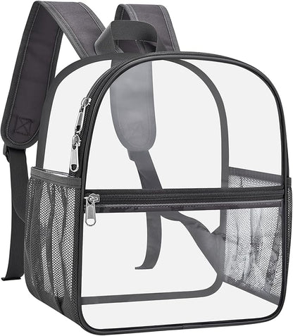 USPECLARE Clear Backpack for Stadium Approved 12×6×12, Water proof Clear Bag for Stadium Events and Concert Work Sport Event