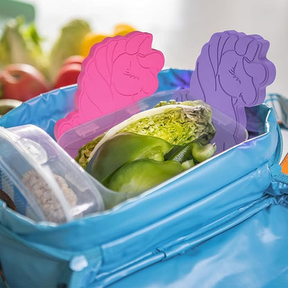 HiYZ Unicorn Ice Packs for Lunch Boxes - Reusable Kids Ice Packs - Quick Freeze, Space Saving, Long-Lasting Cooler for Lunch Box, Thin Ice Packs Ideal for Travel, Picnics, and School