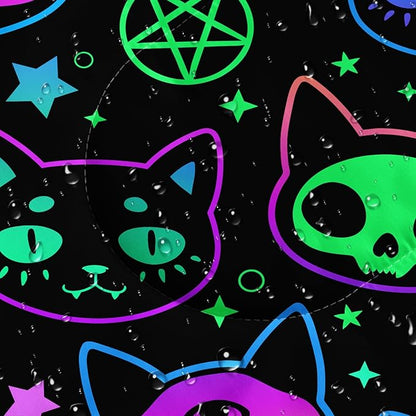 Axolotl Colorful Cats 3 Season Sleeping Bag for Kids, Girls, Teens - Warm and Cool Weather Pet Animal Theme, Waterproof Lightweight for Traveling, Outdoors Camping Equipment
