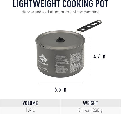 Sea to Summit Alpha Lightweight Aluminum Camping Cook Pot