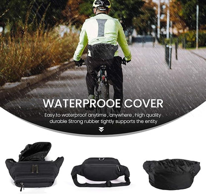 CXWMZY Fanny Packs For Women & Men Waist Pack Hip Bum Bag with Multi-Pockets Large Capacity Waterproof Casual Bum Bag for Disney Traveling Casual Cycling Running Hiking