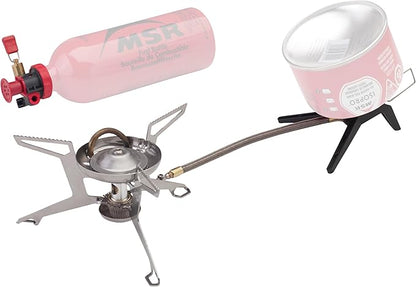 MSR WhisperLite Universal Compact Hybrid Fuel Camping and Backpacking Stove