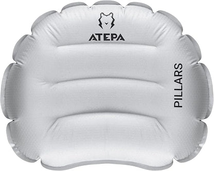 ATEPA Ultralight Inflatable Pillow - Camping Travel, 2oz Insulated Compact, Comfortable, Inflating Pillows for Neck & Lumbar Support for Hiking, Backpacking