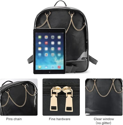 STEAMEDBUN Ita Bag Backpack Bowknot Kawaii Pin Display Backpack Bag with Insert